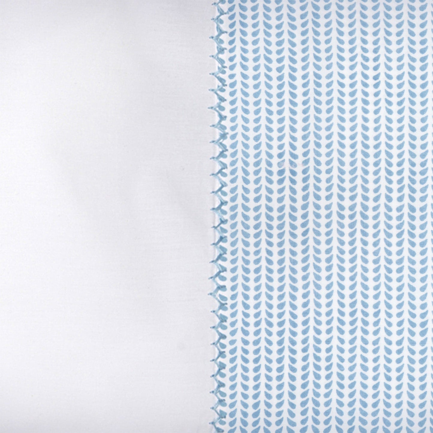 Cinde Cuff Light Indigo Organic Sheet Cases (Set of 2) - Size Standard Cases