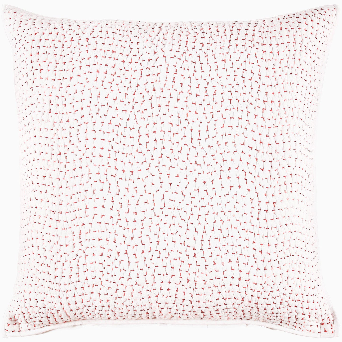 Organic Hand Stitched Lotus Sham - Size Standard