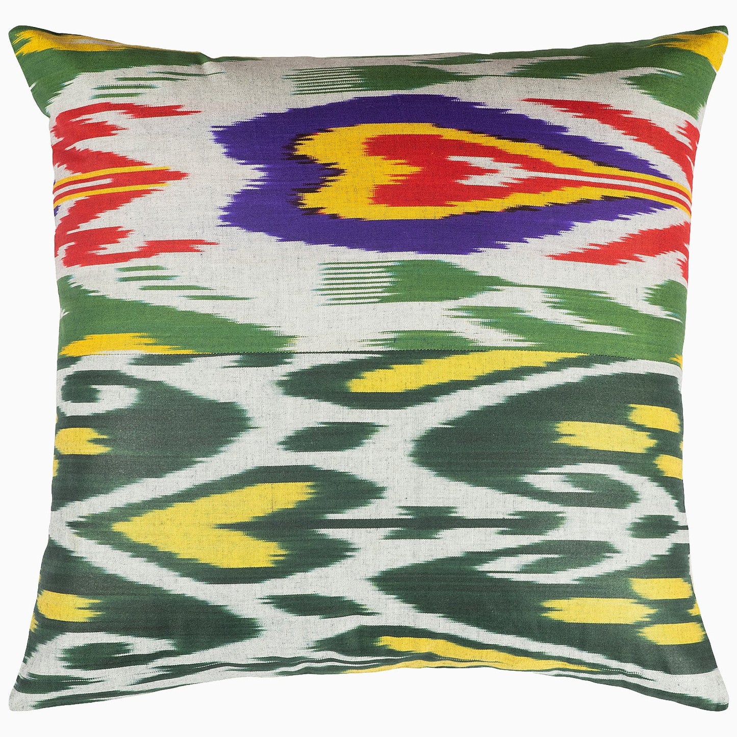 Green Combo Ikat Pillow - Title Default Title