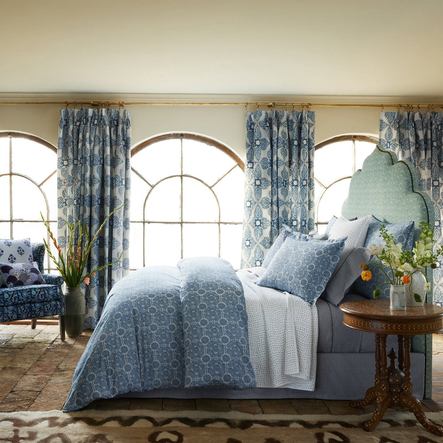 Sahil Indigo Organic Duvet - Size Twin / Twin XL