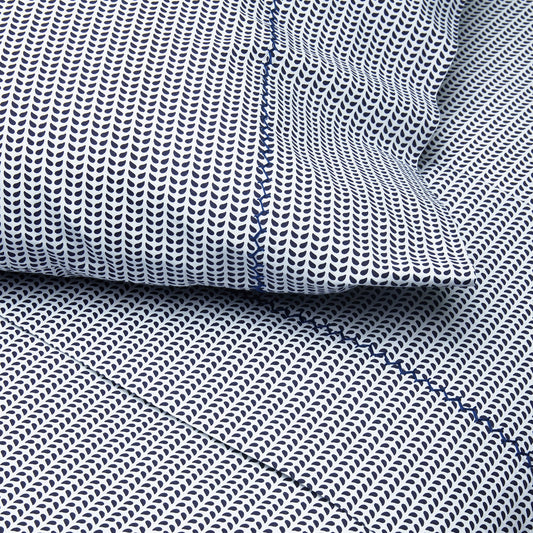 Cinde Indigo Organic Sheet Set - Size Twin / Twin XL