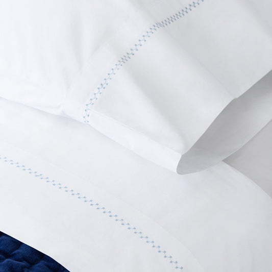 Anketi Light Indigo Organic Sheet Set - Size Twin / Twin XL