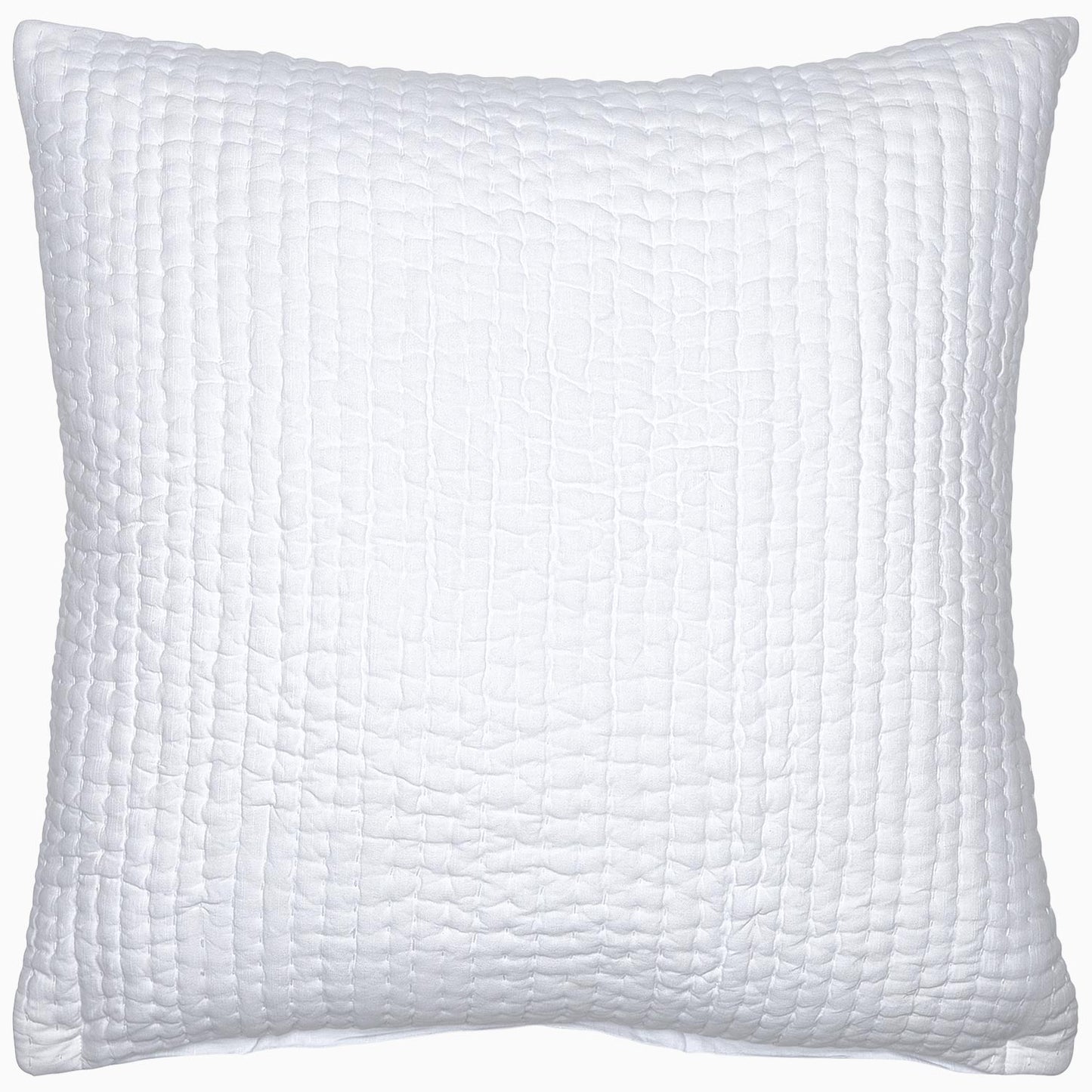 Vivada White Woven Sham - Size Standard