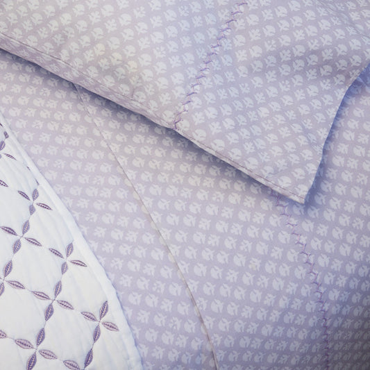 Bindi Lavender Organic Sheet Set - Size Twin / Twin XL