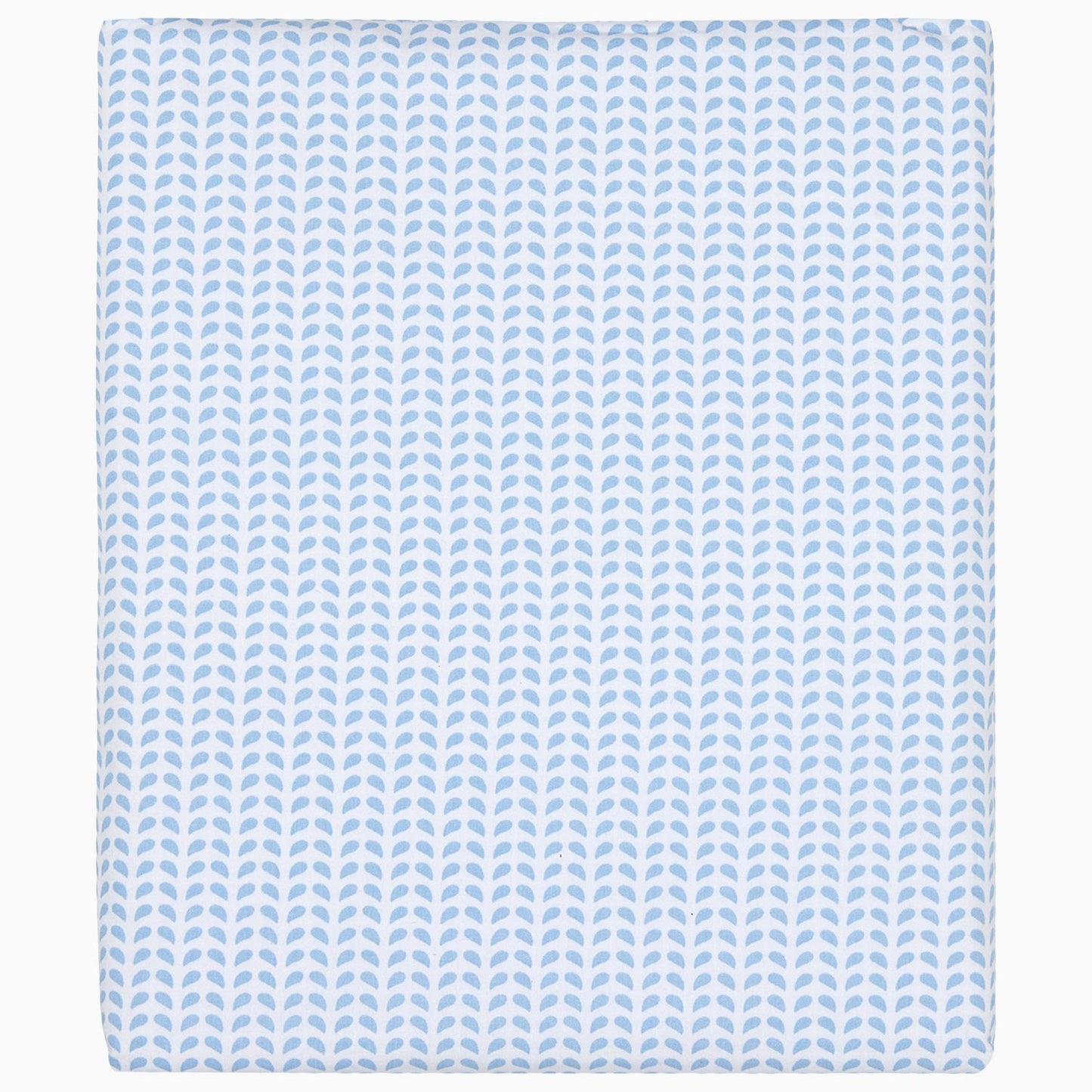 Cinde Light Indigo Organic Bed Skirt - Size Twin / Twin XL