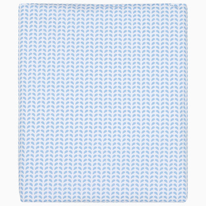 Cinde Light Indigo Organic Bed Skirt - Size Twin / Twin XL