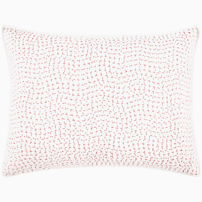 Organic Hand Stitched Lotus Sham - Size Standard