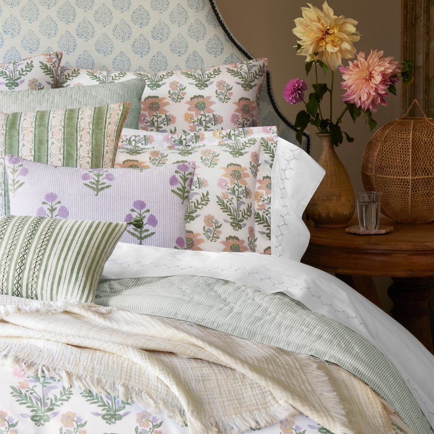 Nandi Sage Quilt - Size Twin / Twin XL