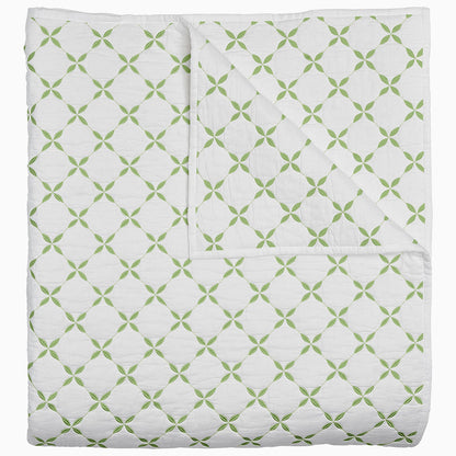 Layla Leaf Quilt - Size Twin / Twin XL