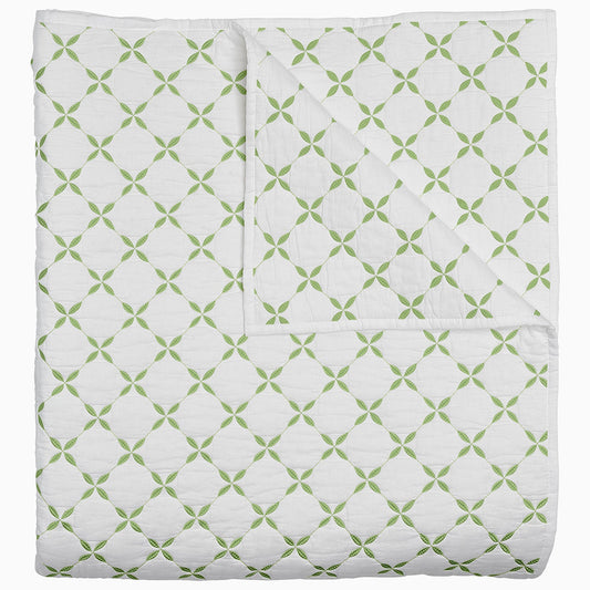 Layla Leaf Quilt - Size Twin / Twin XL
