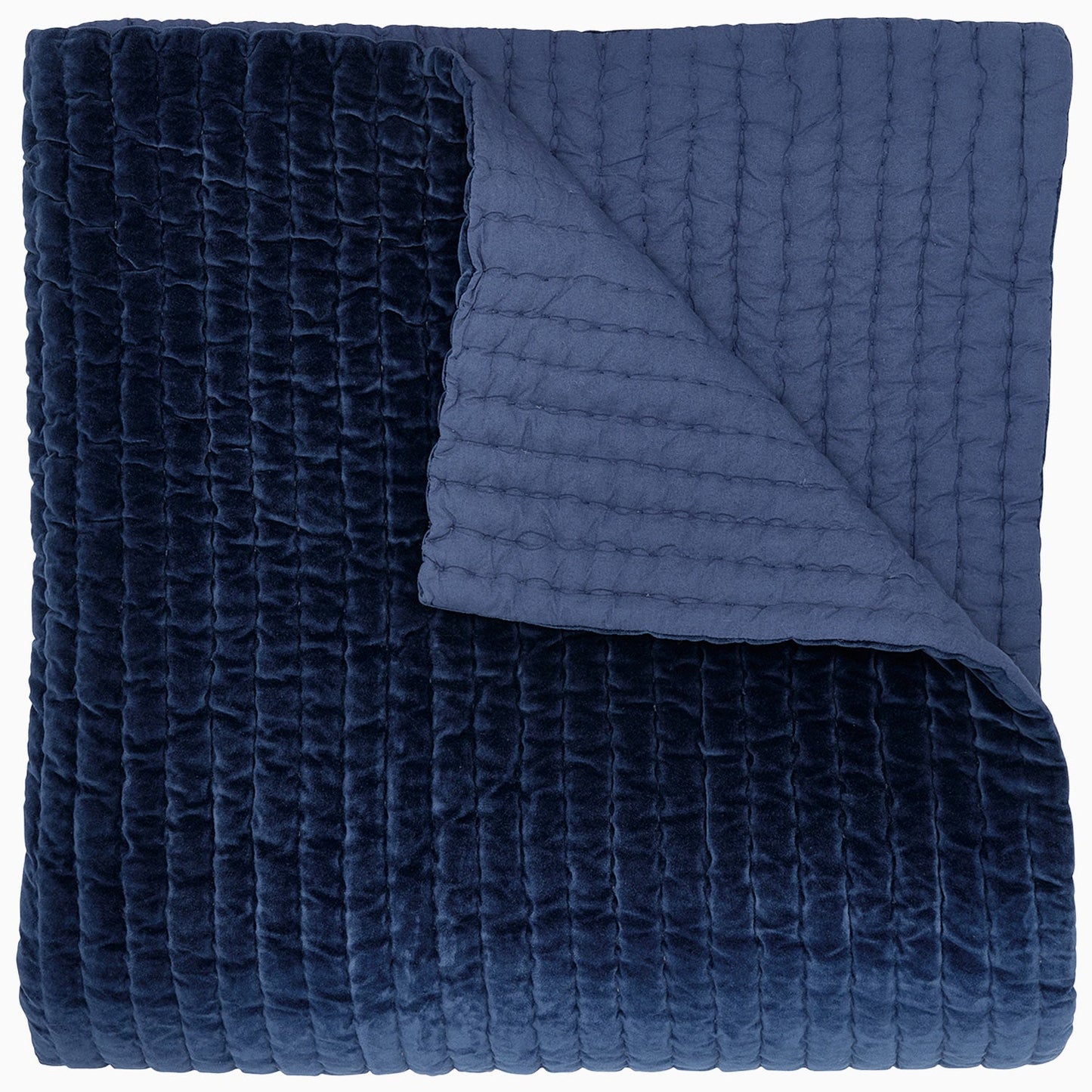 Velvet Indigo Quilt - Size Twin / Twin XL