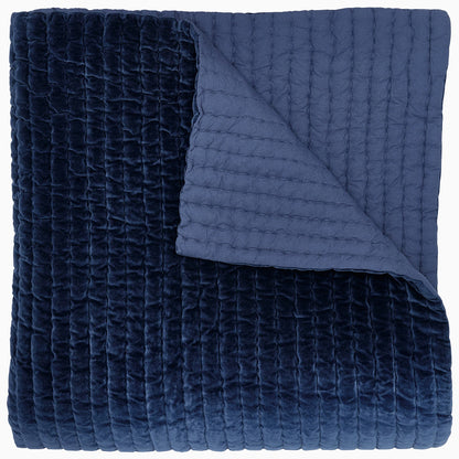 Velvet Indigo Quilt - Size Twin / Twin XL
