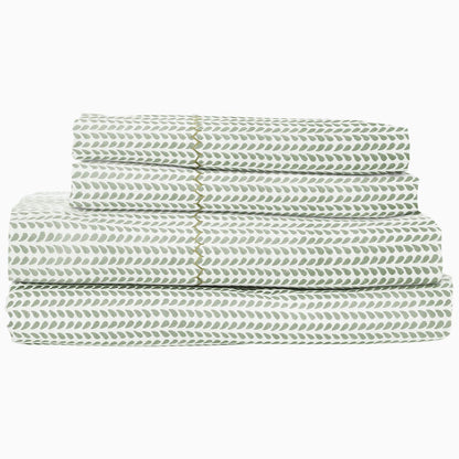 Cinde Sage Organic Sheet Set - Size Twin / Twin XL