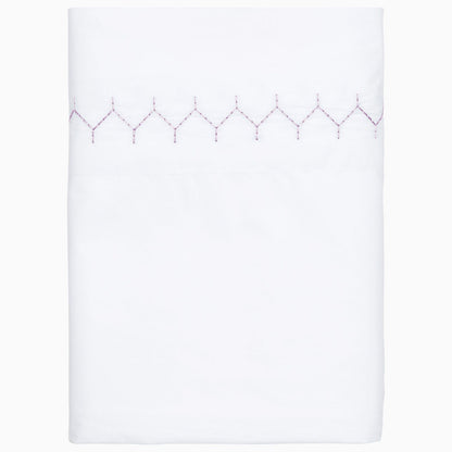 Stitched Lavender Organic Sheet Set - Size Twin / Twin XL Sheet Set
