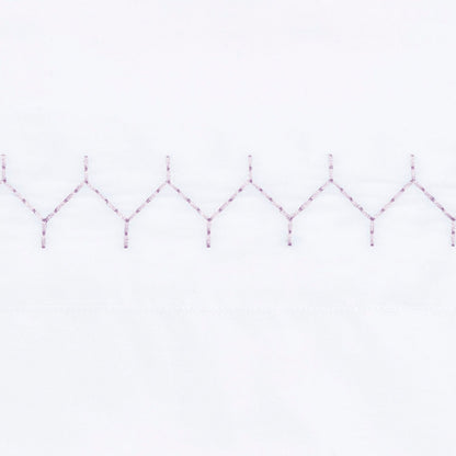 Stitched Lavender Organic Sheet Set - Size Twin / Twin XL Sheet Set