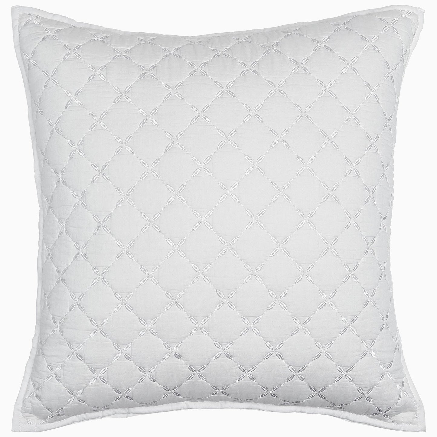 Layla White Sham - Size Standard