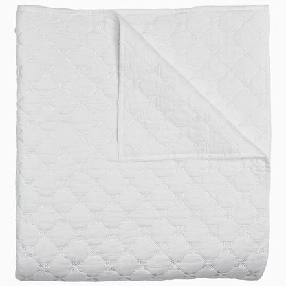 Layla White Quilt - Size Twin / Twin XL