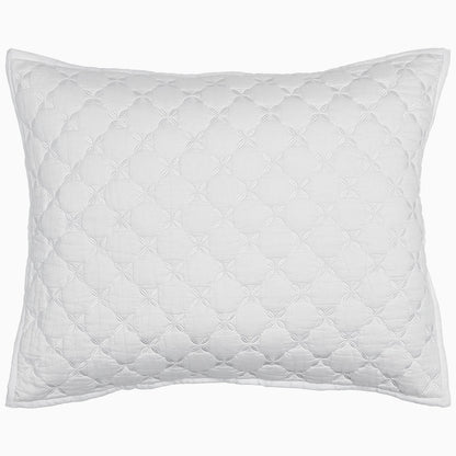 Layla White Sham - Size Standard