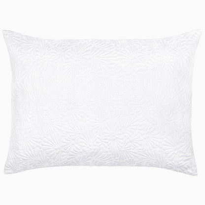 Meera White Sham - Size Standard